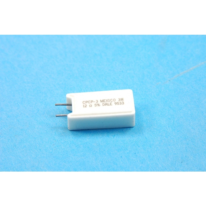 DALE - CPCP3/12R - New 12-Ohm 3W 5% Ceramic ww resistors