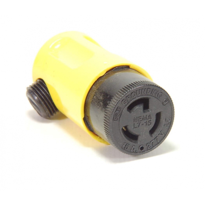 CHALLENGER - L7-15C & L7-15P Connector, power. 2P 3 Wire, 15Amp 277VAC.