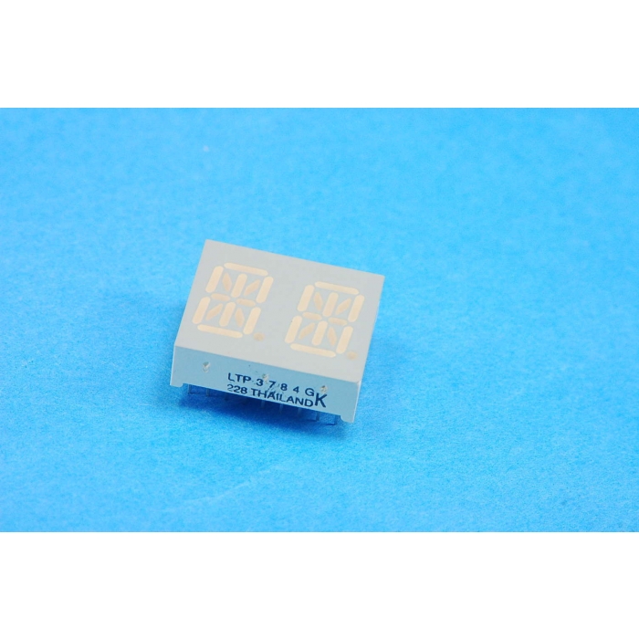 LITEON - LTP3784G - Opto display. Dual 14 segment alphanumeric.