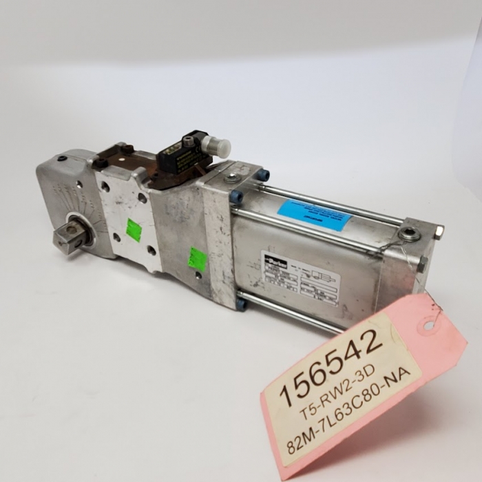 DESTACO - 82M-7L63C80-NA - Parker P82M63-3200  Pneumatic Power Clamp Actuator Dual Shaft.