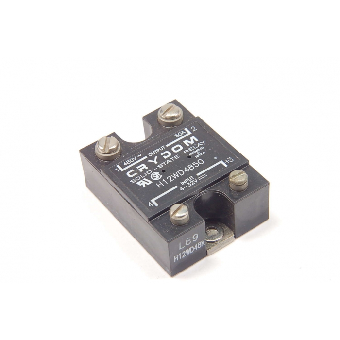 CRYDOM - H12WD4850 - Relay, SSR. SPST NO 50A 480VAC.