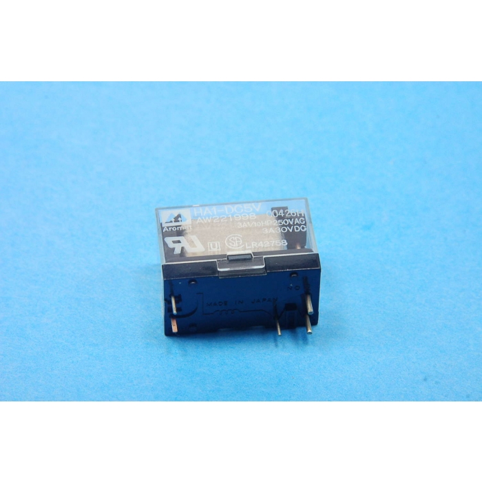 NAIS/Aromat - HA1-DC5V - Relay, power. Input: DC. 1 Form C, 3Amp 12VDC.