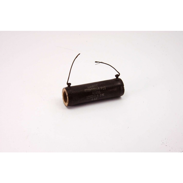 OHMITE - 496A740AA-29 - Resistor, ceramic. 1.25K Ohm 40W.