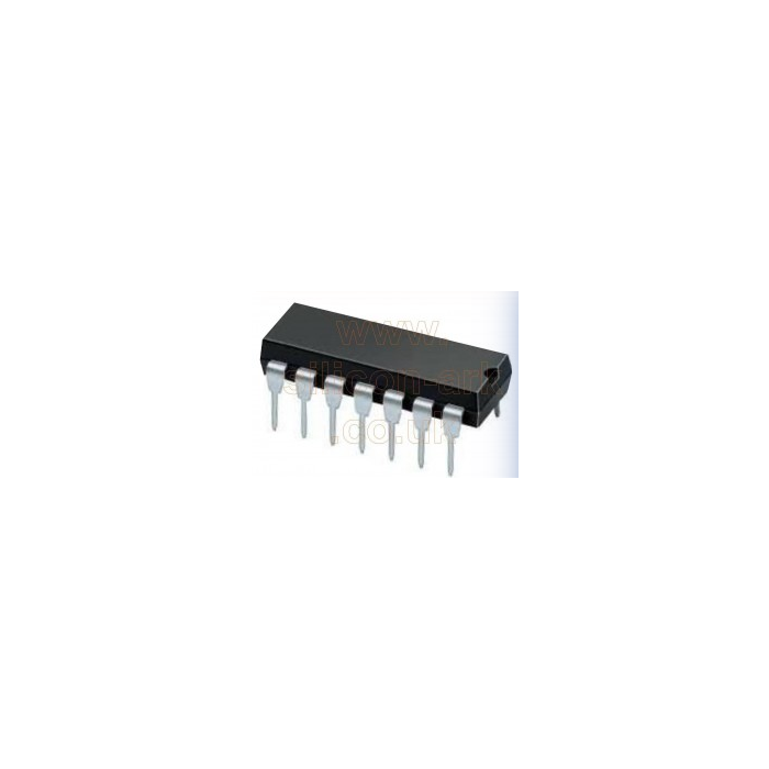 Signetics - 74HC00N - IC, TTL. Quad 2-Input nand gate.