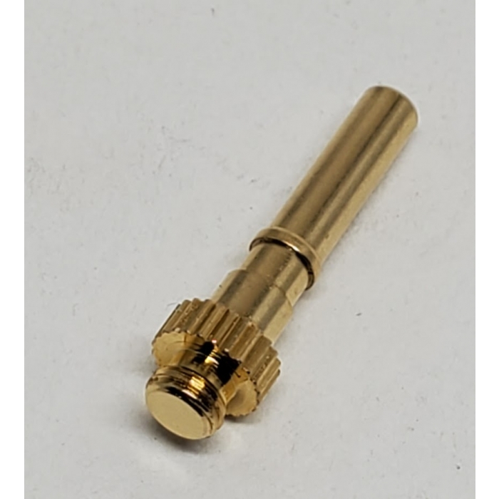 Cambion Custom - M4x0.7mm - Gold Plated Aluminum Terminal Post / Turret / Contact, M4 x 0.7MM Thread, 20mm Length. 