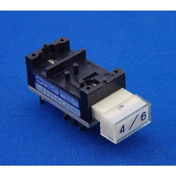 Ledex - 81840 - 781095-001 - Switch, Pushbutton. DPDT, Illuminated, Momentary. 