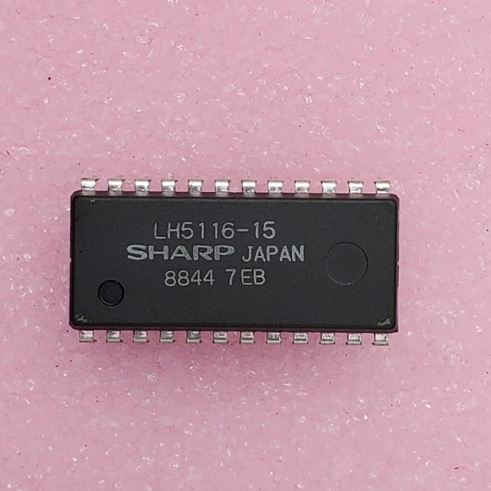 SHARP - LH5116-15 - IC, CMOS. SRAM 16K (2K x 8).