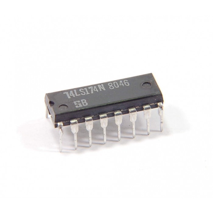 SIGNETICS - 74LS174N - IC, TTL. Hex D FF. Package of 25.