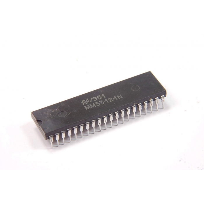 National Semiconductor Corp - MM53124N - IC. Digital Clock, 40-Dip.