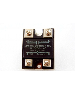 GORDOS/CROUZET - GB15000-143 - Relay, SSR. 25Amp 240VAC.