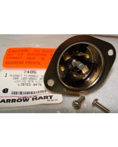 ARROW -HART - 7486 - Connector, power. 3P 15Amp 125/250V.